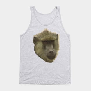 Baboon Monkey Portrait Tank Top